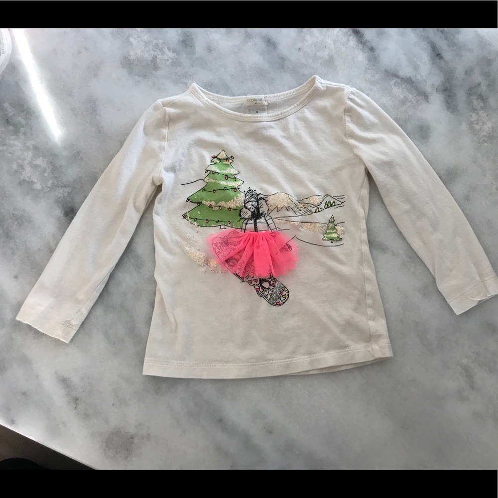 Crewcuts snowboard tutu shirt